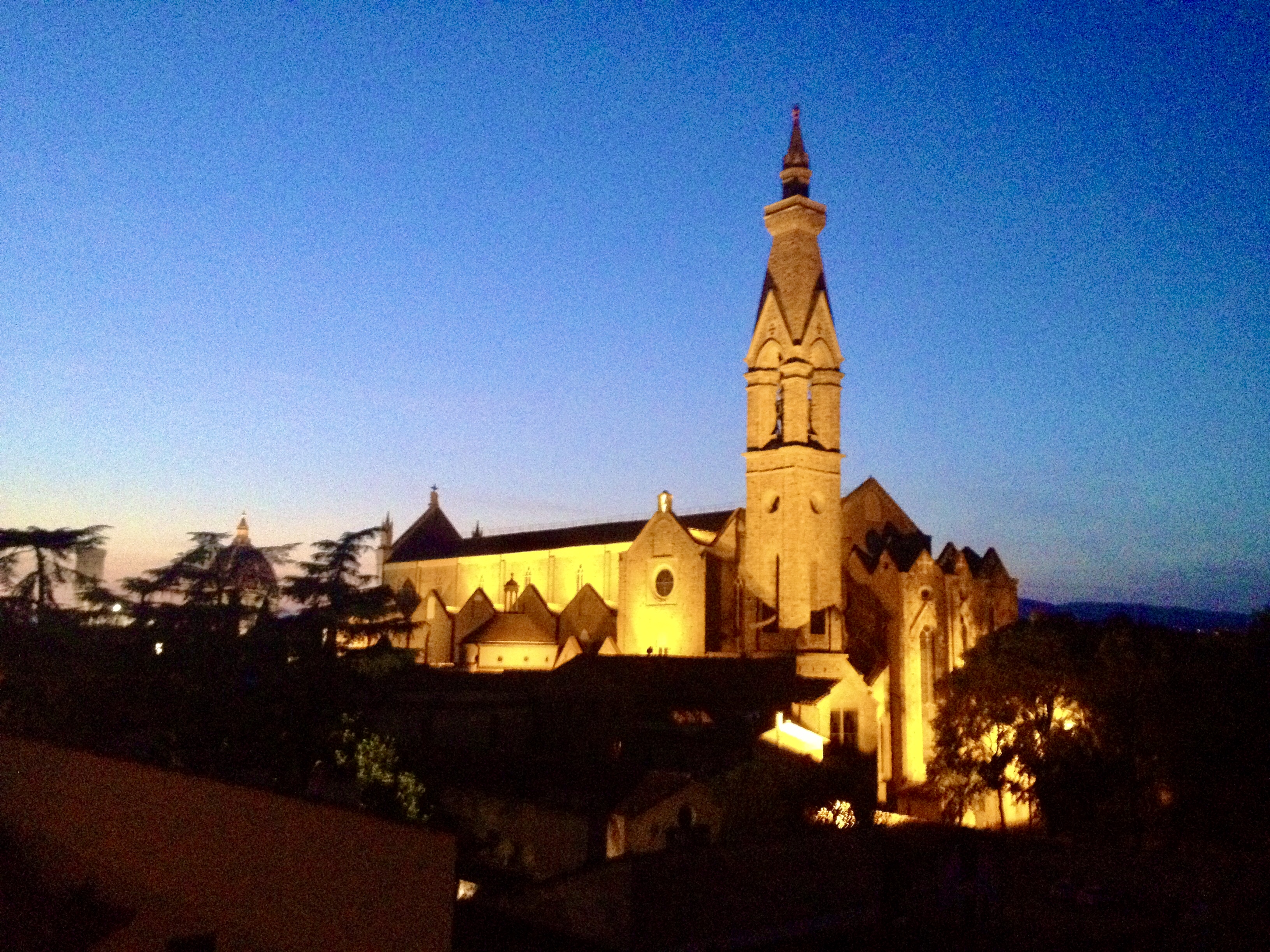 Santa Croce di notte